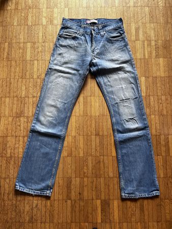 Levi's 506 Standard Jeans W31 L34 verwaschen gebraucht