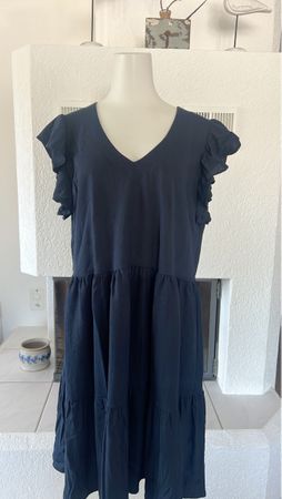 Blaues Sommerkleid, Grösse XL