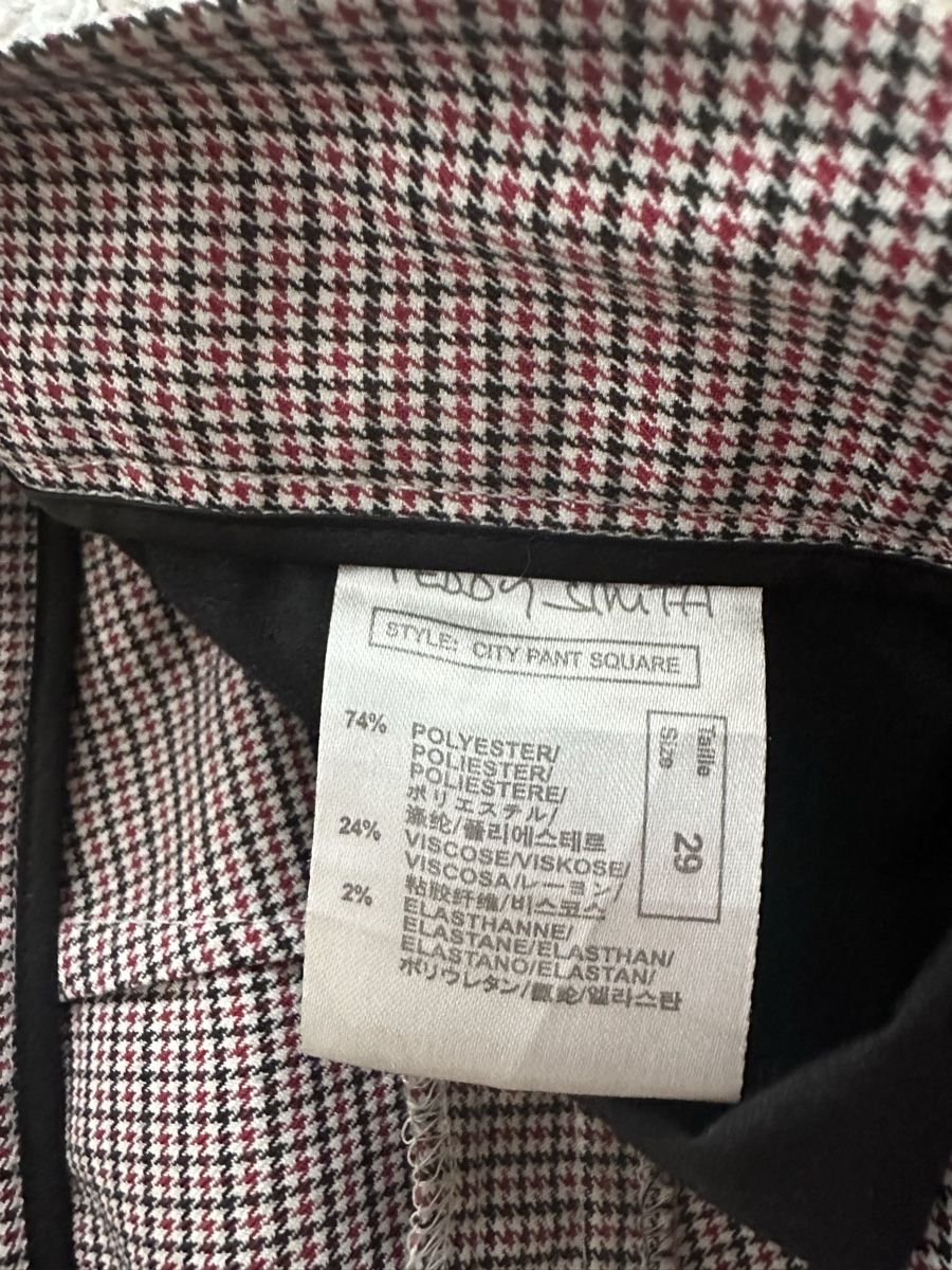 Pantaloni: Chic Houndstooth Trousers with Side Stripe - Perfect for Aut – Nuovo (secondo la descrizione) da Genève venduto da alyonavinogradova 5
