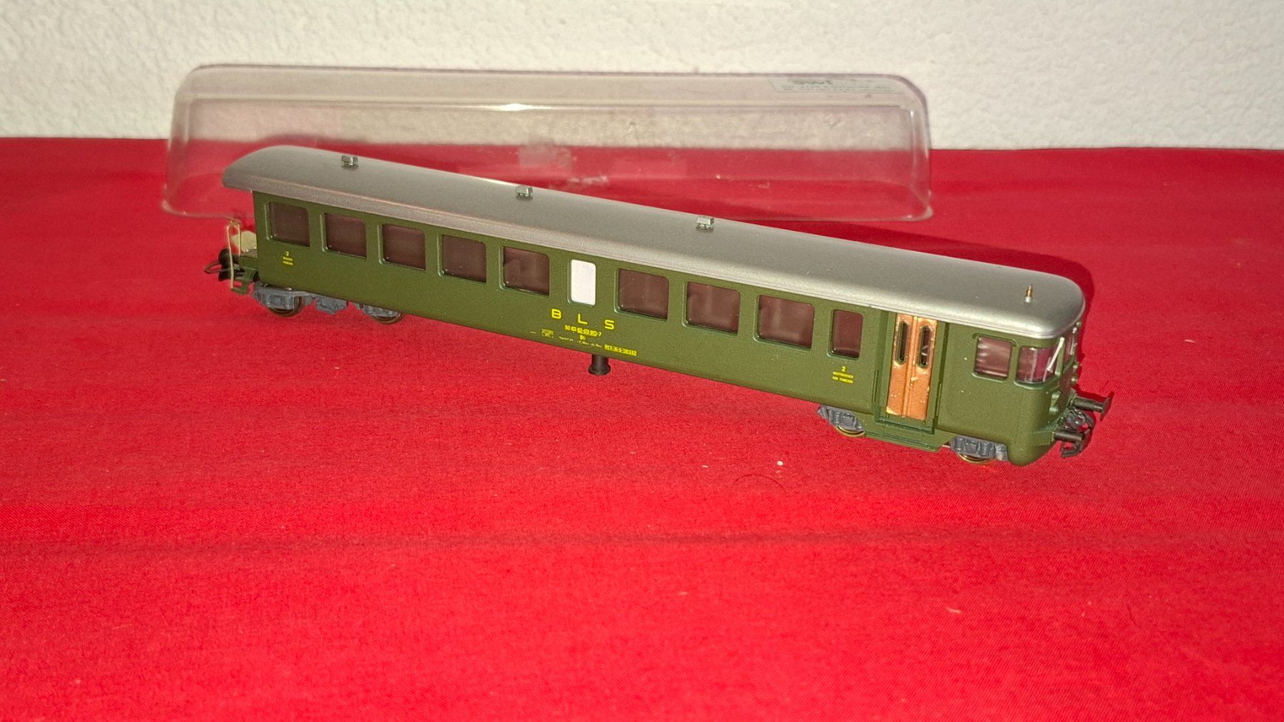 Modellini di ferrovie: Swimo : Steuerwagen der BLS , AC – Usato da Märwil venduto da Siebenzipfel