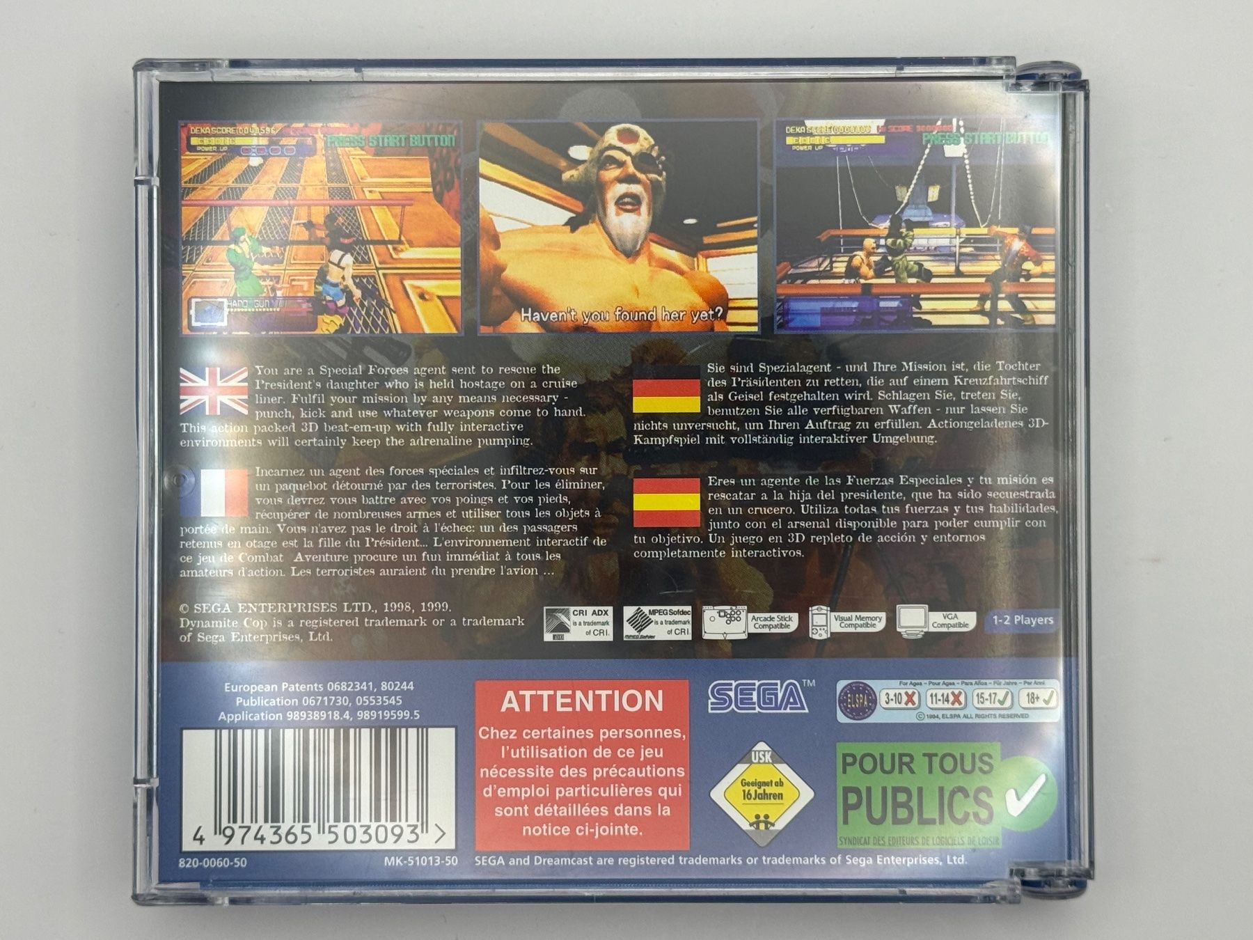 Sega Giochi: Dreamcast Dynamite Cop – Usato da Bettlach venduto da awi_7jcb 1