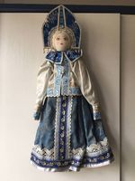Poupée de collection "femme russe" 55cm