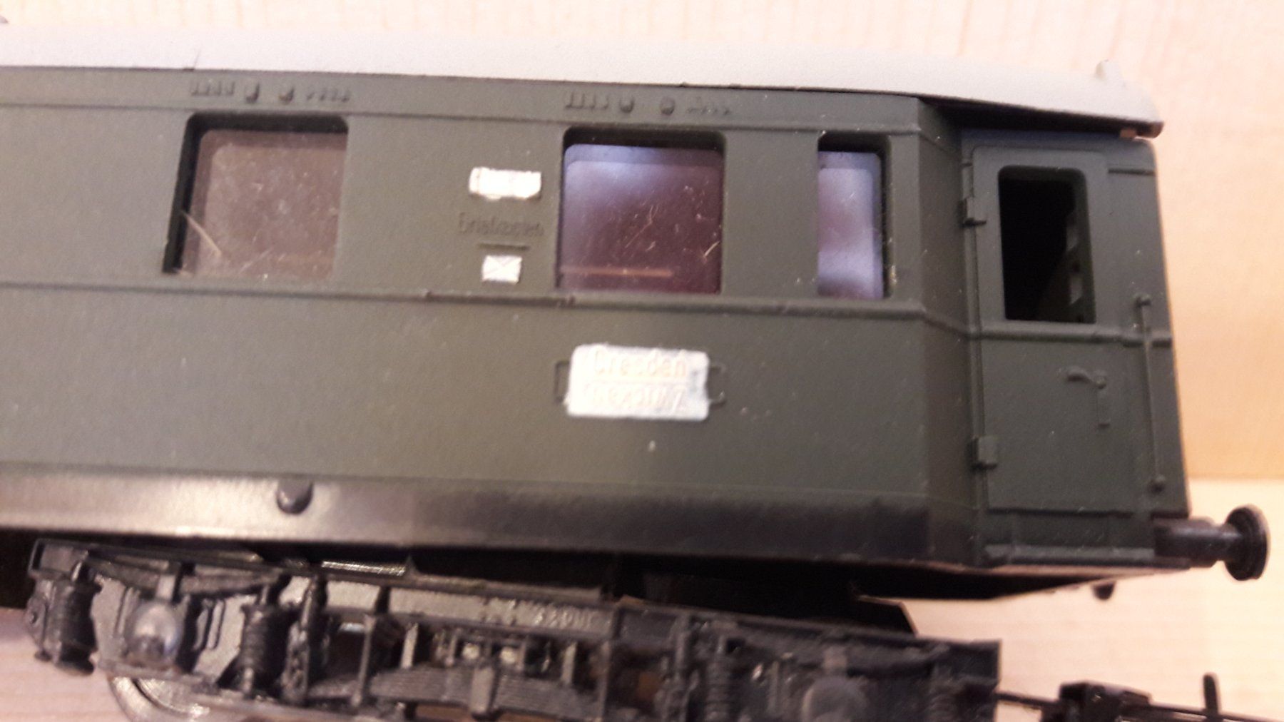 Modellini di ferrovie: Schicht HO DC : DR fourgon postal 4 essieux – Usato da Buttes venduto da Cafe2005 6