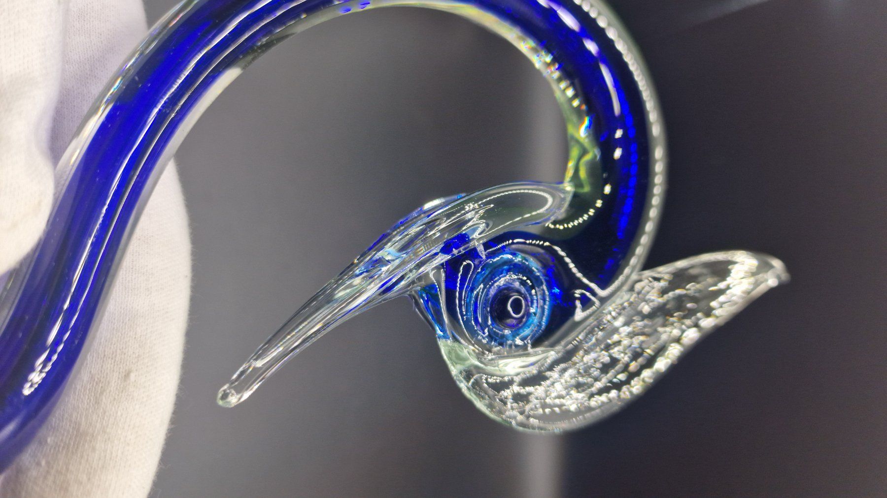 Murano Bicchieri: Murano Vogel aus Uranglas – Nuovo (secondo la descrizione) da Widnau venduto da TheOldLighters 3