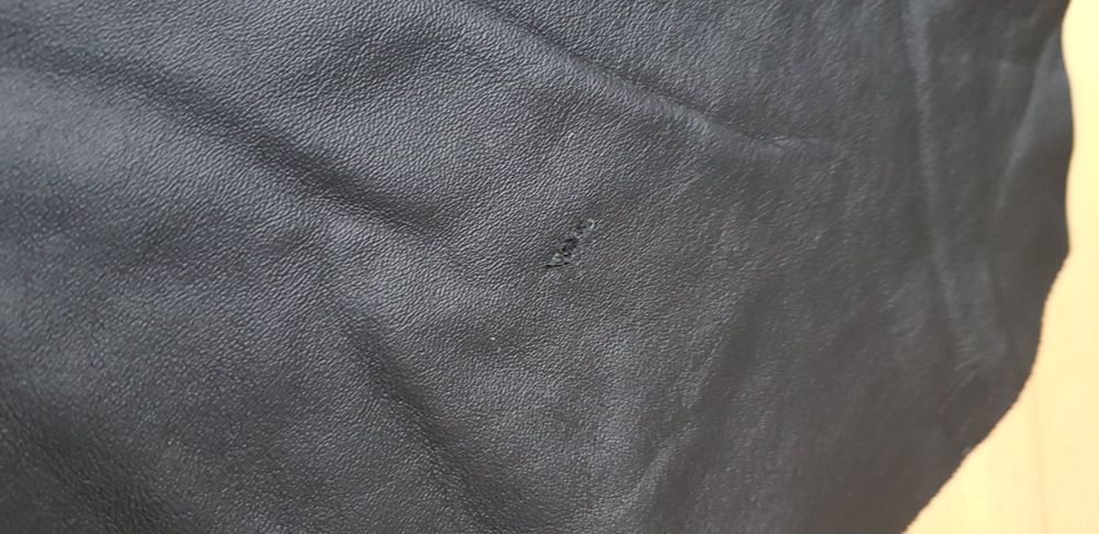 NAT Leathers Nappaleder Schwarz – Vollnarben, Weiches Rindsleder, 1,0–1,2 Mm Dick, Ca. 21–24 Sq Ft, Made In Italy