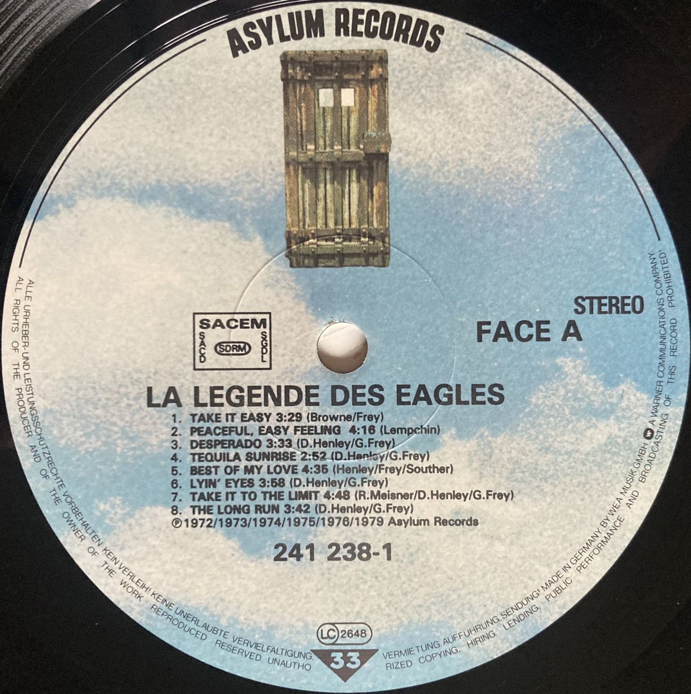 Dischi in vinile: EAGLES - LA LEGENDE DES EAGLES – Usato da Bottens venduto da hotter-than-hell 2
