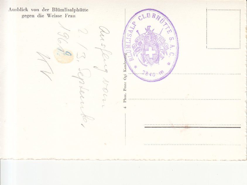Cartoline postali: Weisse Frau ca. 1961 – Usato da Bürglen TG venduto da StampGraf 1