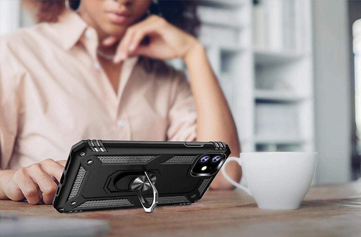 Cover & Protezioni schermo: iPhone 13 mini Hülle Etui Ring Case Magnet Cover Tasche – Nuovo e nell'imballaggio originale da Volketswil venduto da coverandmore 5