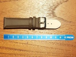 22mm Bracelet de montre en cuir