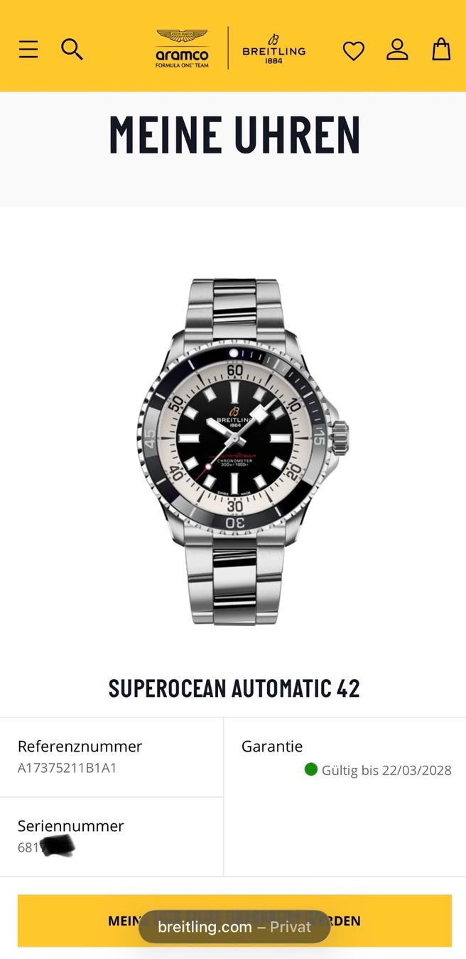 Breitling Orologi: Breitling Superocean Automatic 42 Fullset mit Garantie – Usato da Birsfelden venduto da Mynos 5