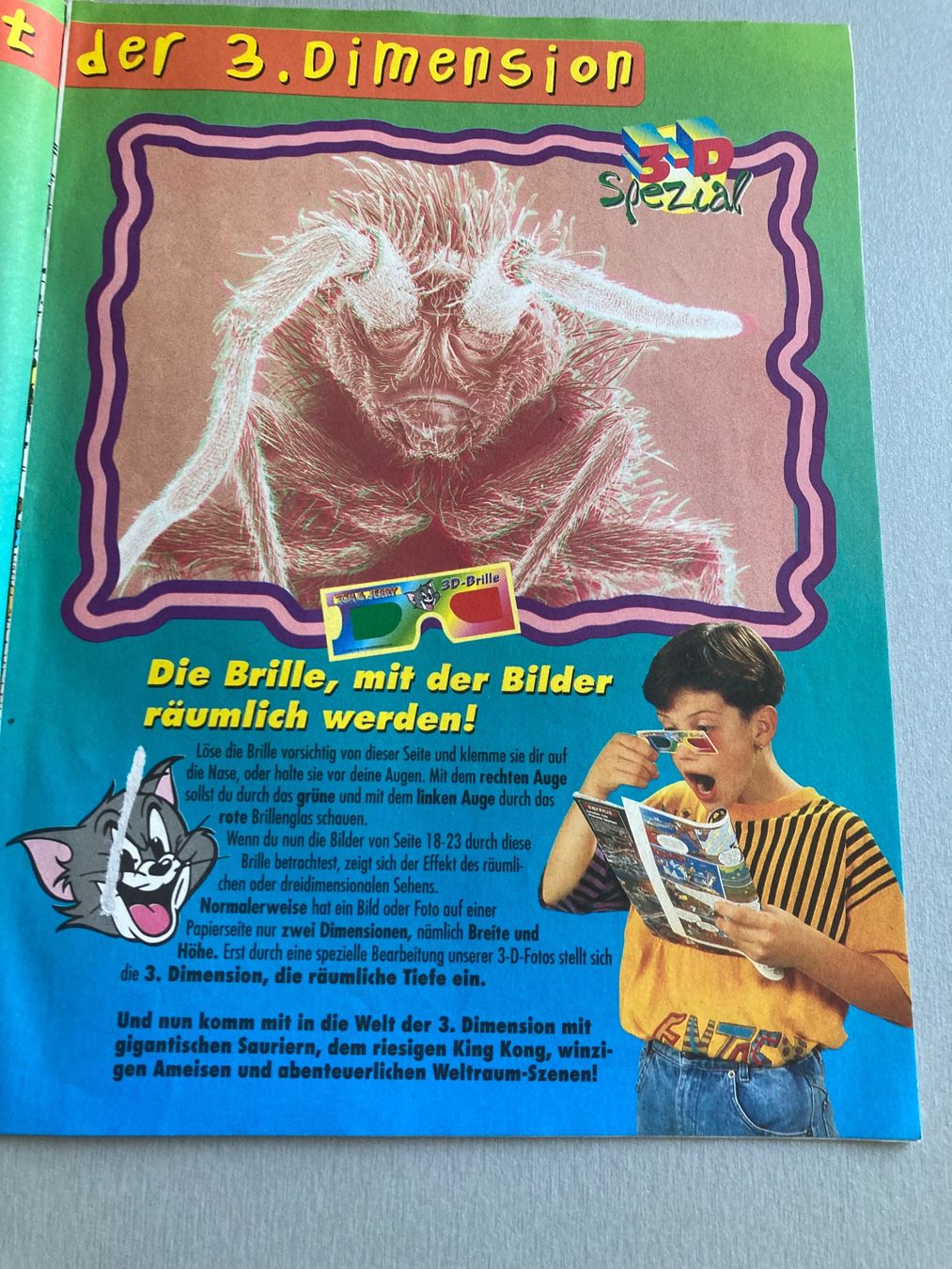 Fumetti: Comic Tom & Jerry mit Extra 3 D Brille – Usato da Wald ZH venduto da Liedermacher 7