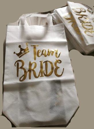 NEUE Tragetasche Hochzeit / Polterabend TEAM BRIDE - 220450