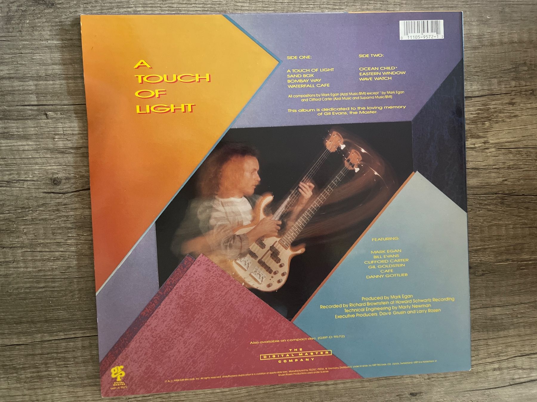 Vinyles: A805/Mark Egan A Touch Of Light – D'occasion à Frutigen par Philippe_jsp 1