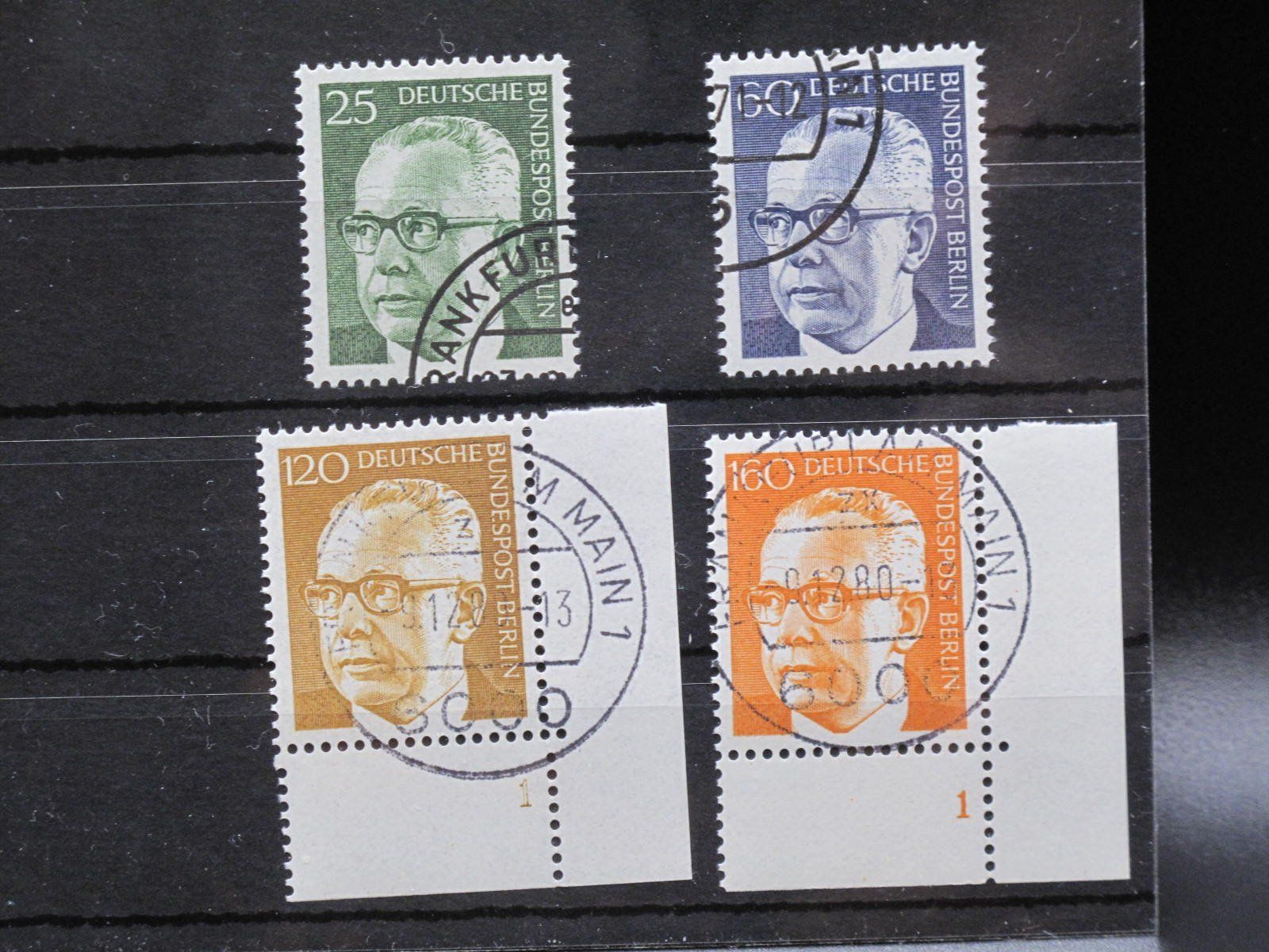 Tutti i francobolli: Berlin 1971 Bundespresident Heinemann gest. – Usato da Wil SG venduto da fva01
