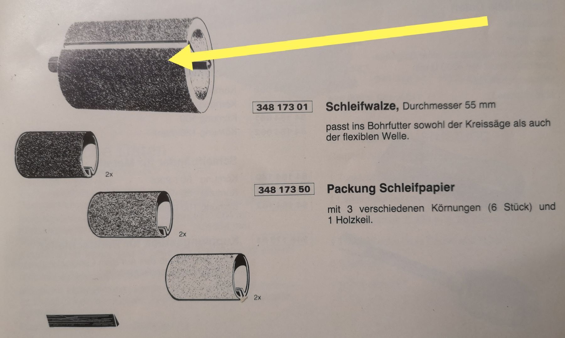 Tutti gli attrezzi: INCA Schleifwalze – Usato da Hellbühl venduto da 30R_R30