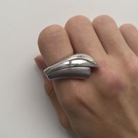 Breil Massive Edelstahl Silber Ring