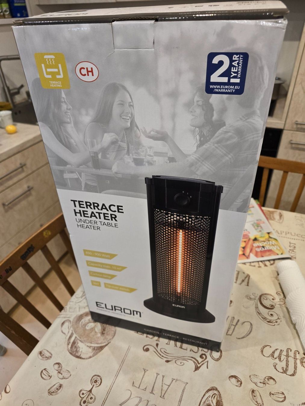 Radiatori: 900W / Terrassenheizer / 55,5cm hoch / Normalpreis 65.- – Nuovo (secondo la descrizione) da Mauren TG venduto da Defrancesco 1