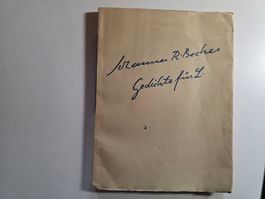 Johannes R. Becher - Gedichte für L. - 1961 Bütten