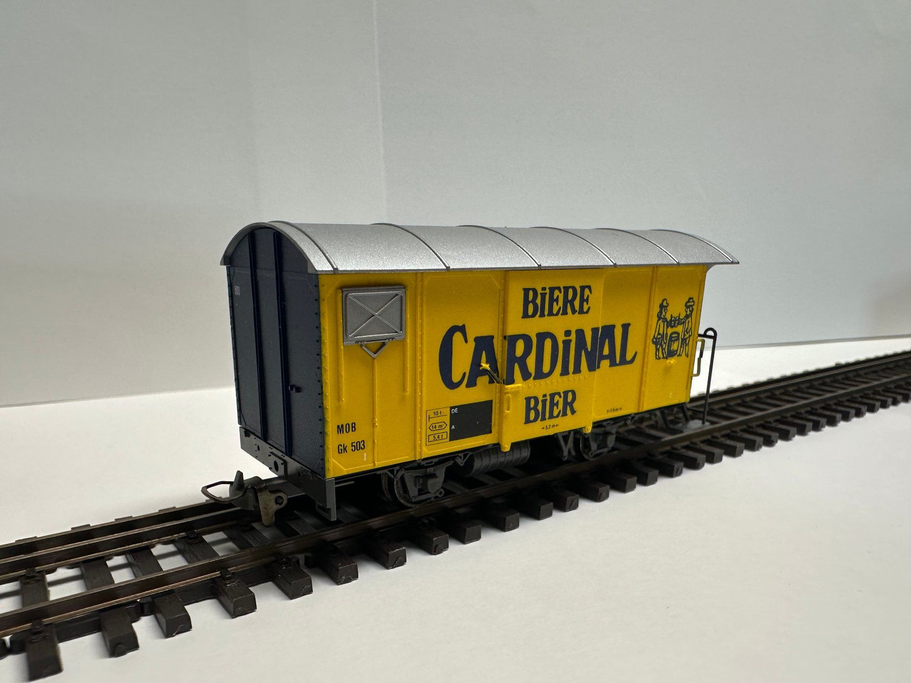 Bemo Modellini di ferrovie: Bemo - MOB Gk 503 - Gedeckter Güterwagen "Cardinal" – Nuovo e nell'imballaggio originale da Domat/Ems venduto da mmx4001 1