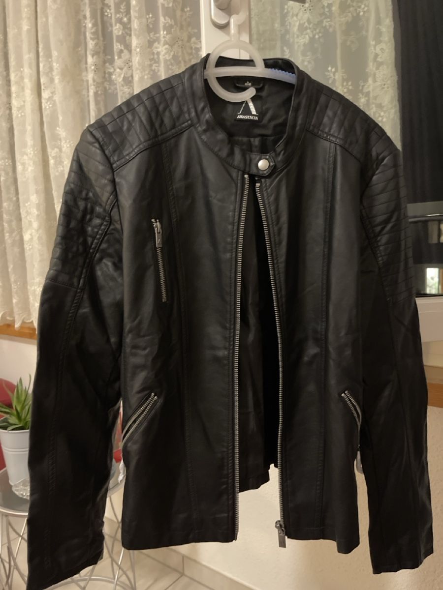 Giacche: Faux Leather Jacket Anastacia Black Size L – Nuovo e nell'imballaggio originale da Winterthur venduto da shp_xcc5