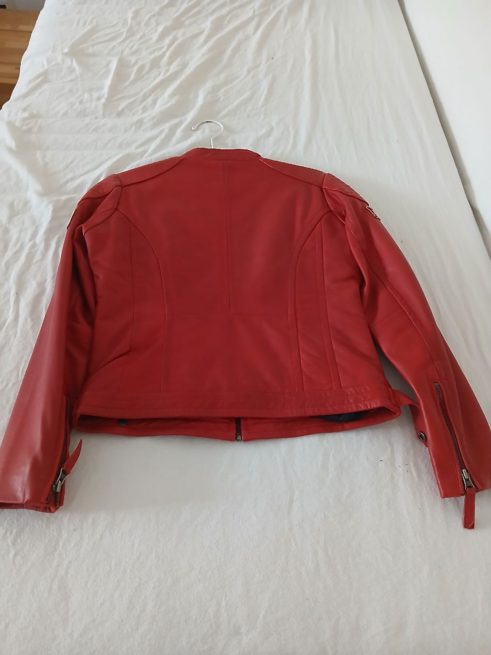 Vestes: Warson rote Lederjacke echt LederXS – Neuf (Voir description) à Fislisbach par Quirlig07 2