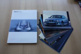 BMW Pressemappe/Fotos Paris 1998 Vorstellung M5