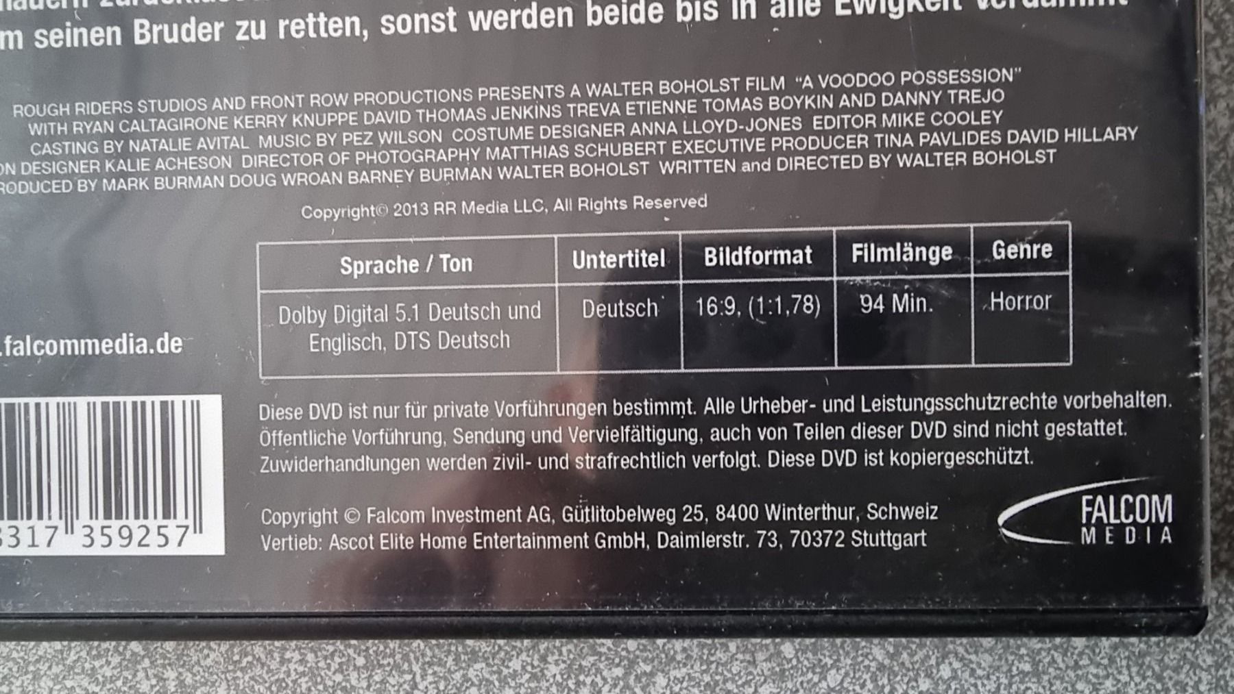 Alle DVDs: DVD Voodoo Encounters – Gebraucht aus Oetwil am See von fineli2 1