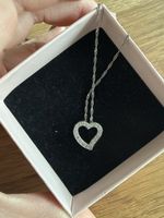 Silberhalskette mit Herz Anhänger, ideal als Geschenk!