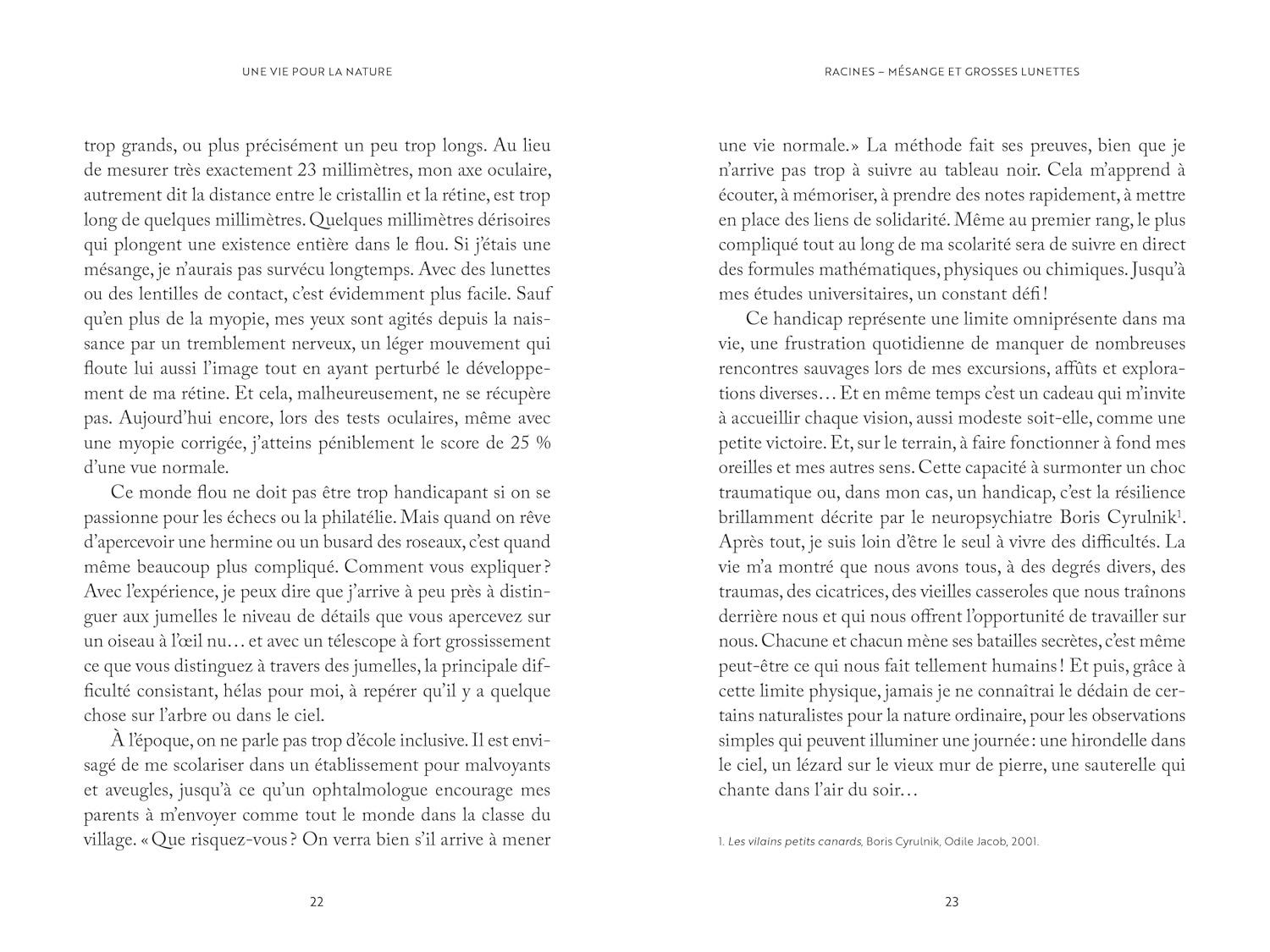 Bücher: Une vie pour la nature – Gebraucht aus Neuchâtel von Dualseele 4