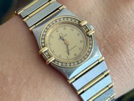 Omega  / Constellation / Diamanten / Gold