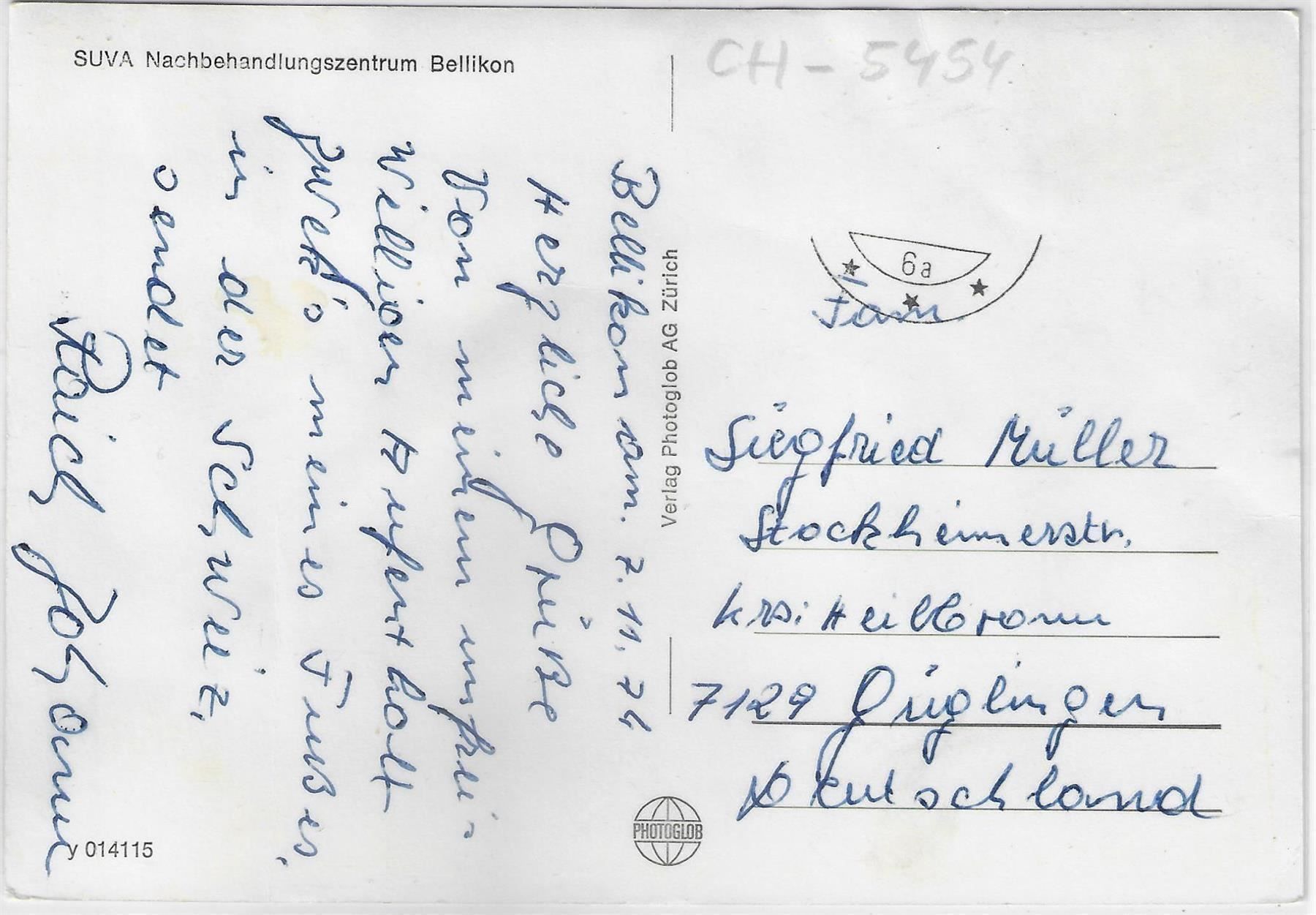 Cartoline postali: Flugaufnahme Bellikon AG – Usato da Ettingen venduto da Kartenplanet 1