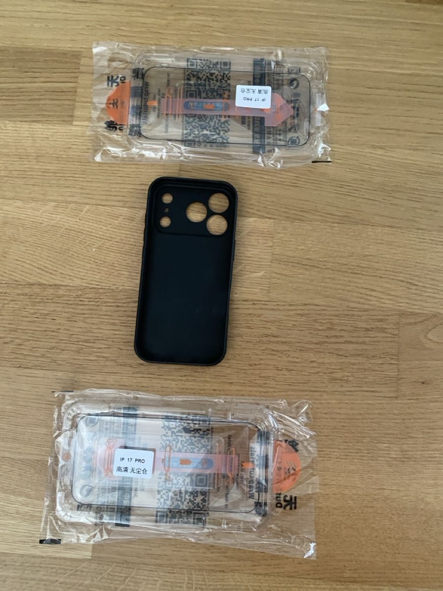 Cover & Protezioni schermo: iPhone 17 Pro Hülle mit Schutzfolie – Nuovo (secondo la descrizione) da Steinhausen venduto da figeman