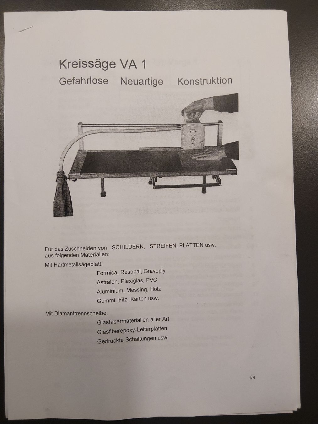 Scies: Scie Varga Va10 Gravograph – D'occasion à Champoz par yokely 7