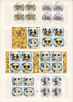 76 Briefmarken mit ET-Vollstempel günstig sofort Kaufen