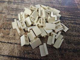 lego 4865 lot de 60 pièces Tan Panel 1 x 2 x 1