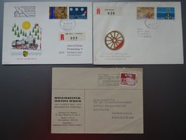 3 Briefe zum Thema Eisenbahn ab CHF 1.--