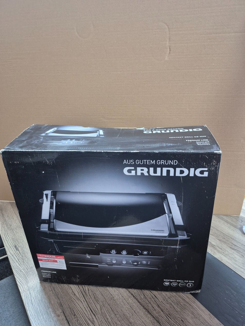 Grundig Grills: Kontaktgrill Grundig CG 5040 – Neu (gemäss Beschreibung) aus Gossau ZH von Fussballmike69
