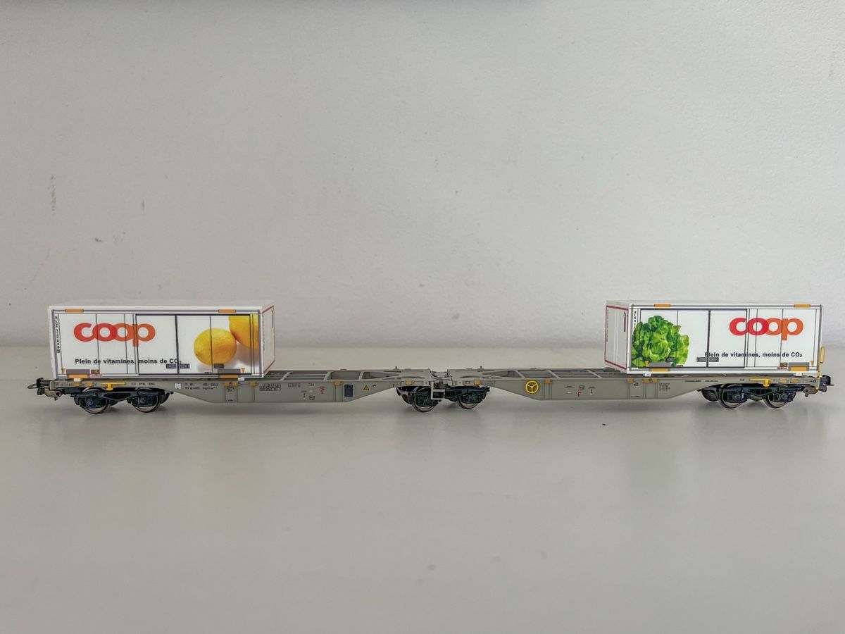 Mehano Trains électriques: Wagon Coop/railCare – D'occasion à Font par TrainspottersuisseHo 1