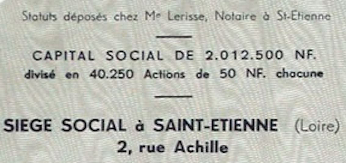 Documenti: Société Stephanoise de Constructions Mecaniques – Usato da Solothurn venduto da Sgasche 1