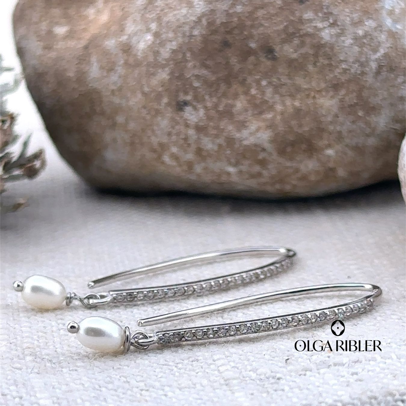 Olga Ribler Orecchini pendenti & Orecchini a lobo: Filigrane Sterling Silber 925 Ohrringe mit Perlen – Nuovo (secondo la descrizione) da Luzern venduto da Schmuckoutlet 5