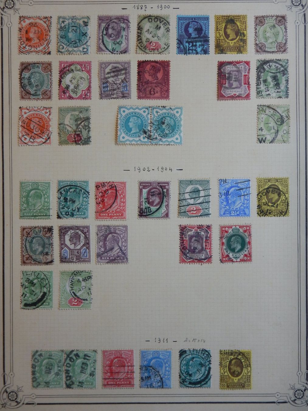 Tutti i francobolli: Grossbritannien Sammlung ab Klassik – Usato da Zürich venduto da Muehlekauf 2