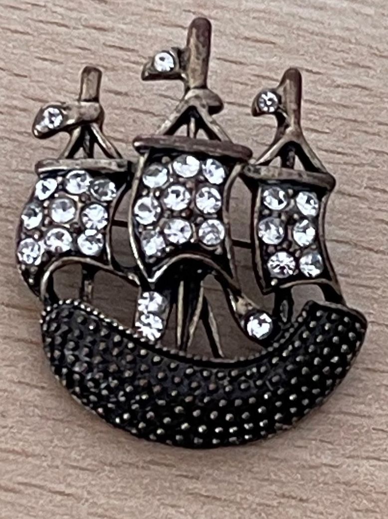 Spille & Fermagli: Brosche Antike Schiff Frankreich 3,5x4cm – Nuovo (secondo la descrizione) da Kölliken venduto da Prscoo