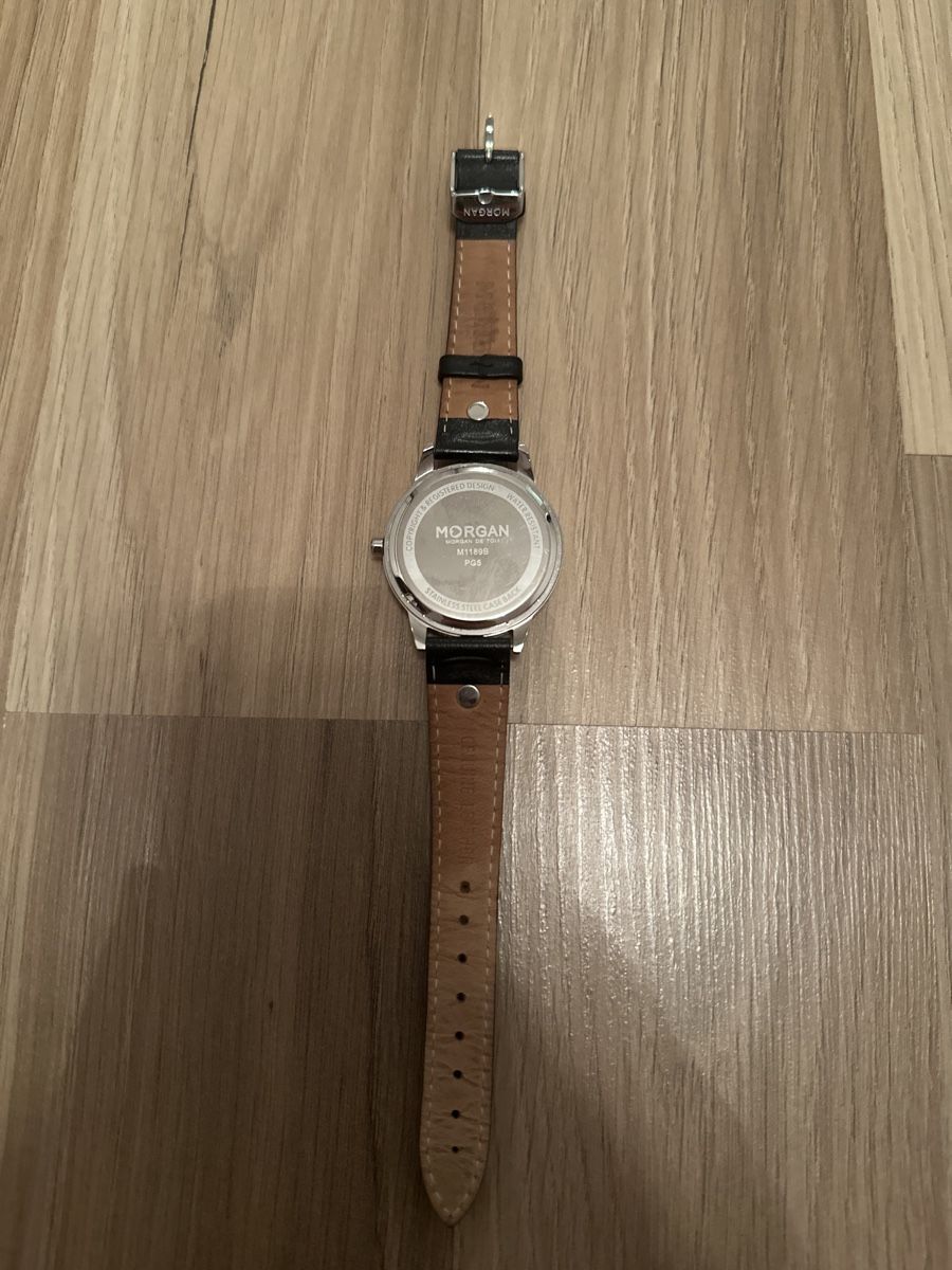 Uhren: Damen Uhr von Morgan schwarz / silber – Gebraucht aus Zug von Hehe 2