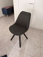 6 x Dunkelgraue Stoff Stühle Bergen von House Nordic Denmark