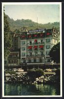 AK Montreux, Blick auf Hotel Splendid