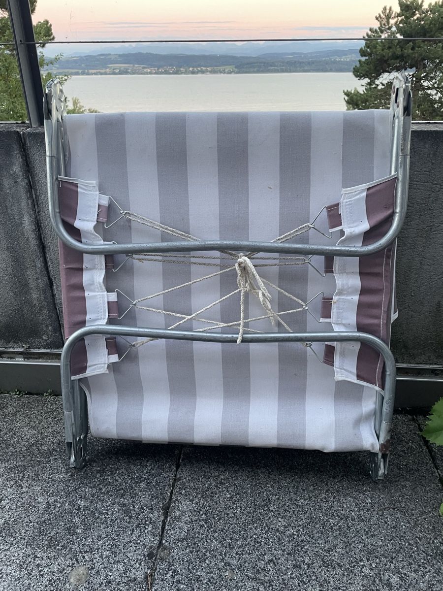 Sedie a sdraio: Transat Chaise Longue Vintage – Usato da Vallamand venduto da Bricbracbroc82 8