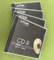5 CD-R Rohlinge TDK Audio 80 Min 700 MB neuwertig