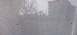 gardine halbtransparent weiß
