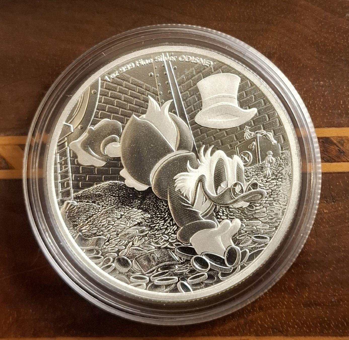Tutti le monete: 1 Oz Silber McDuck 2025 – Usato da Leibstadt venduto da Oxygen73 2