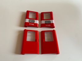 LEGO - 4 - ROTE - EISENBAHN - TÜREN